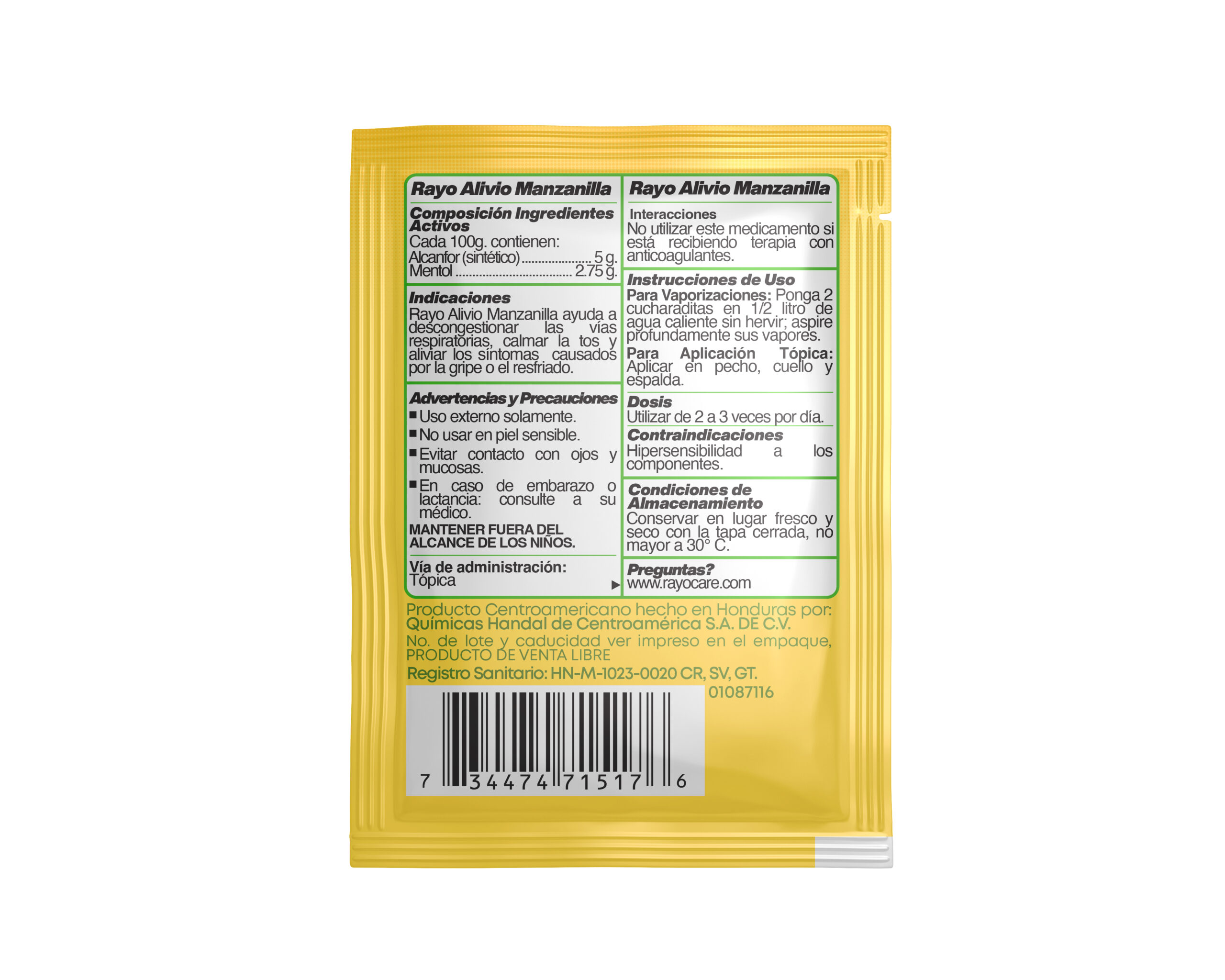 Sachet Manzanilla copy 2